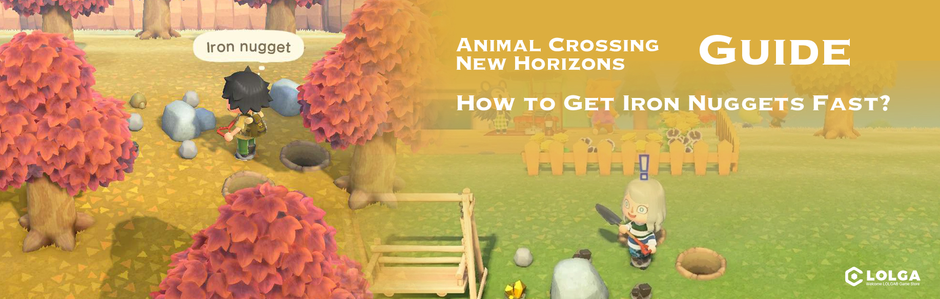 HAnimal Crossing New Horizons Guide : How to Get Iron Nuggets Fast?